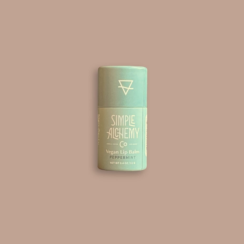 Peppermint Vegan Lip Balm | Beeswax-Free & Compostable – Simple