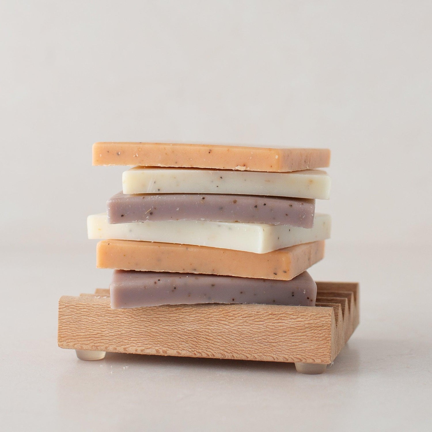 Give Solid Dish Soap a try with sample ends in Citrus, Lavender, and Unscented.