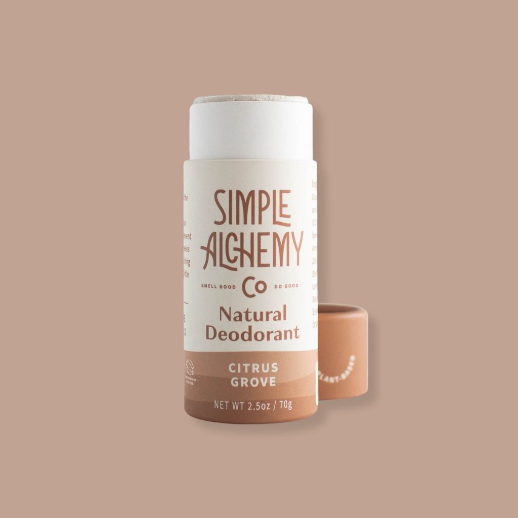 All-natural deodorant for sensitive skin, scented with bright citrus essential oils.