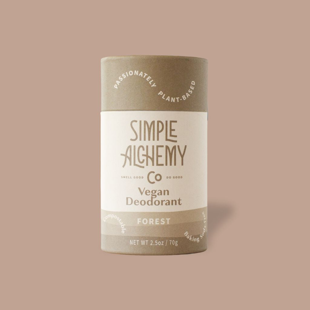 Forest & Shore Natural Deodorant Balm – Charcoal & Sage (Plastic-Free Refill Tin)