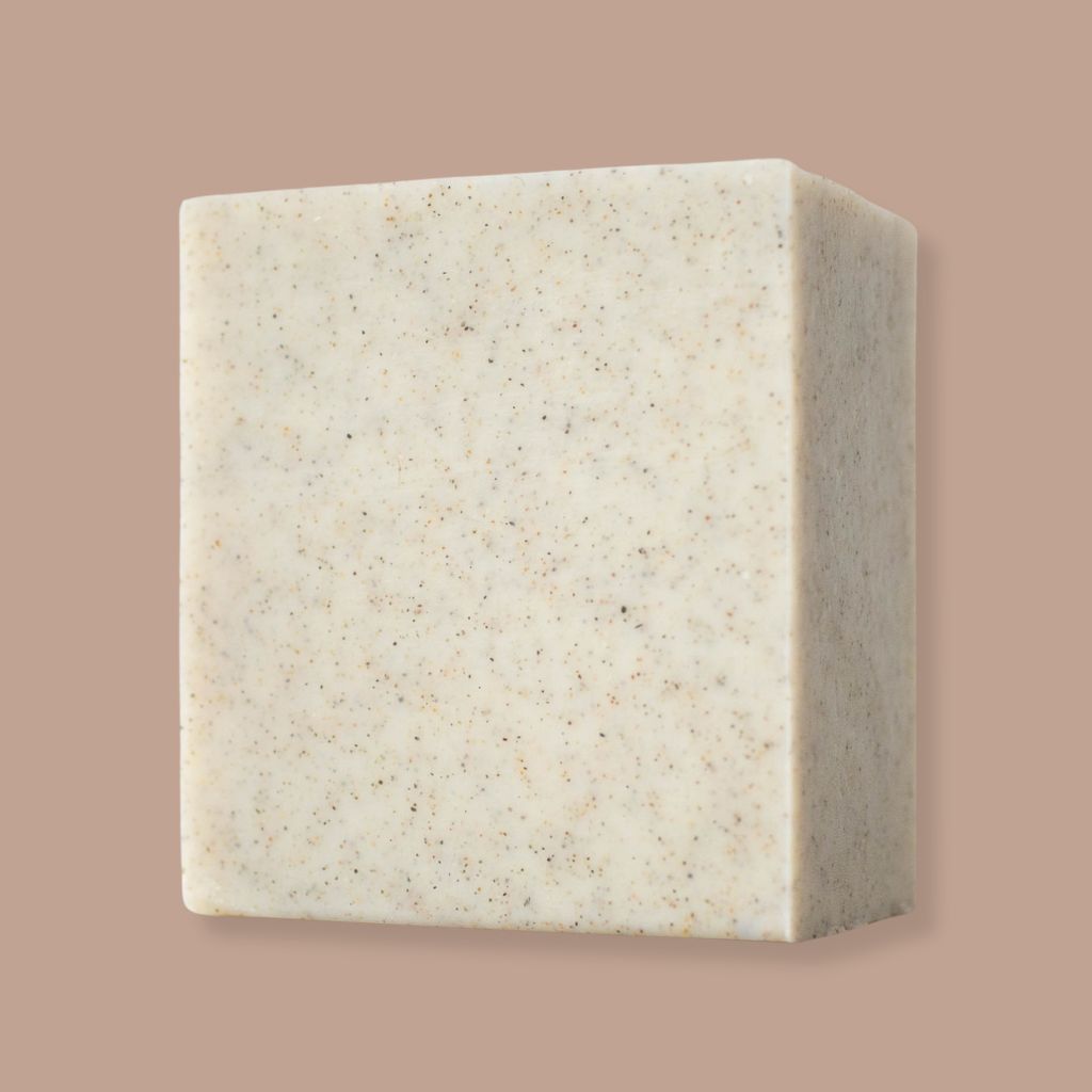 Scrub Bar Soap made with superfine Oregon Coast sand. Unscented, vegan cold process soap handmade by Simple Alchemy Co.