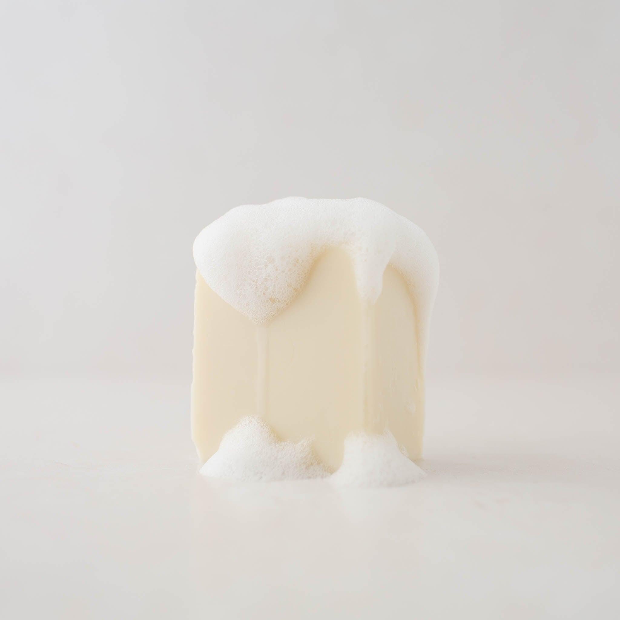 Shave Bar Soap with creamy lather.